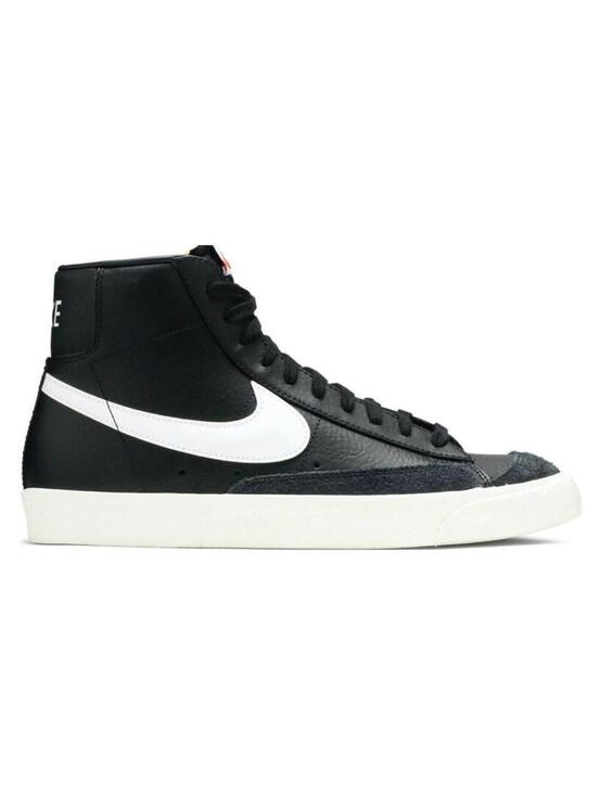 Nike Mens Size 9 Nike Blazer Mid \'77 Vintage Casual Shoe Black Sail BQ6806 main image 4